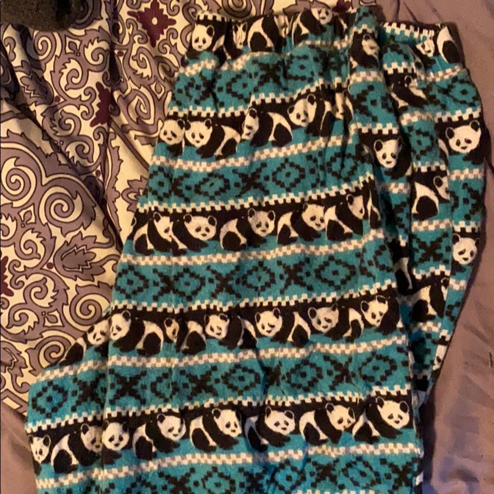 Panda pajama pants